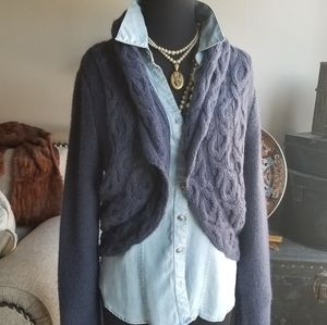 Sweater Jacket Wool & Angora